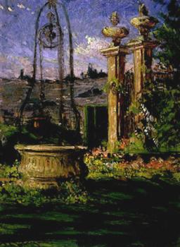 James Carroll Beckwith : In the Gardens of the Villa Palmieri